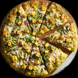 Palak Paneer Pizza