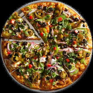 Curry Veggie Delight Pizza